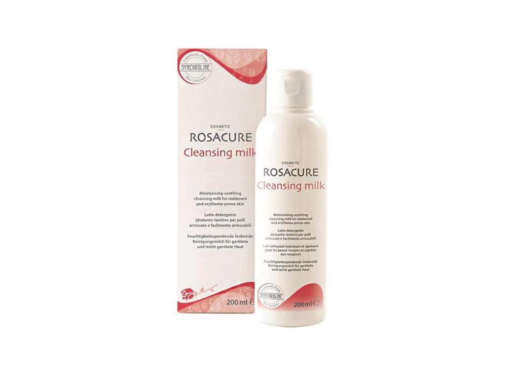 Synchroline Rosacure Cleansing Milk Γαλάκτωμα Καθαρισμού κατά των Ευρυαγγειών & της Ερυθρότητας, 200ml