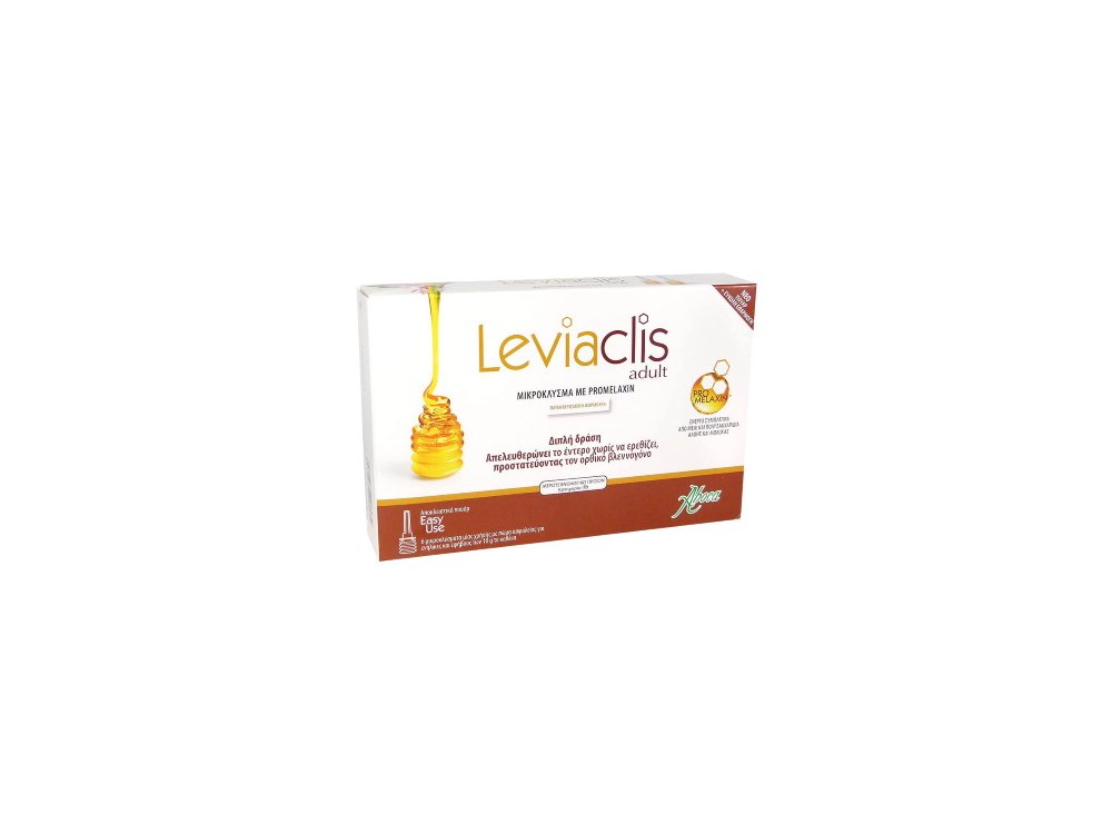 Aboca Leviaclis Adult, Μικροκλύσμα Ενηλίκων με Promelaxin για την Καταπολέμηση της Δυσκοιλιότητας, 6 x 10gr