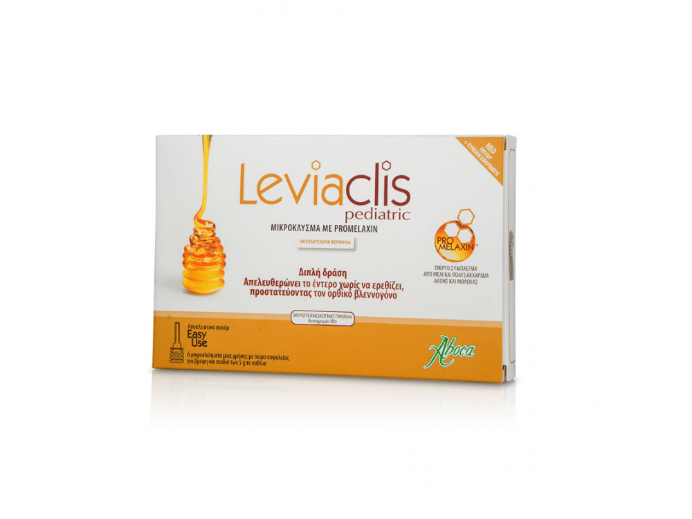 Aboca Leviaclis Pediatric, Παιδικό Μικροκλύσμα, 6x5gr