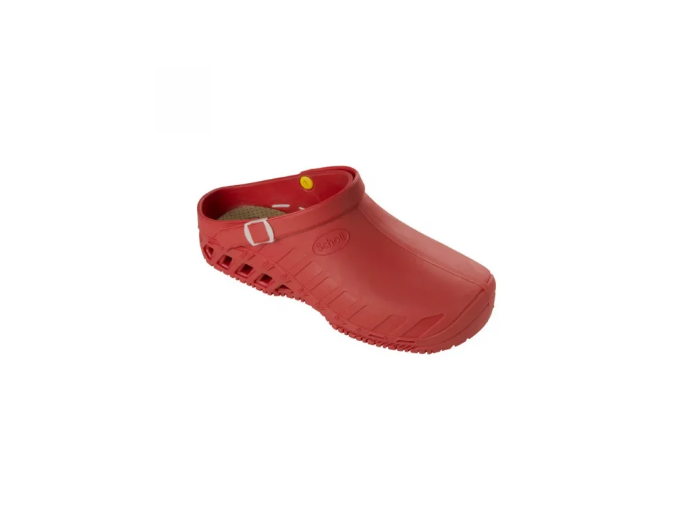 Scholl Clog Evo Unisex Ανατομικά Σαμπό Κόκκινο Νο.39