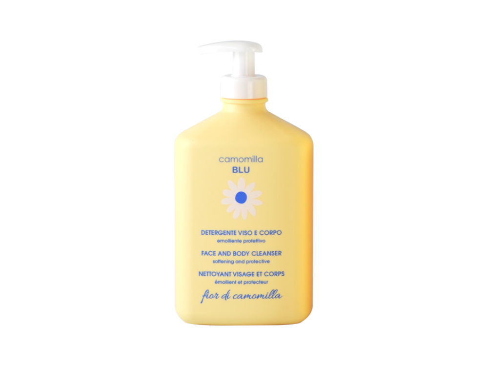 Camomilla Blu Fior di Camomilla Face & Body Cleanser, Υγρό Καθαρισμού Προσώπου & Σώματος για Θρέψη, 500ml