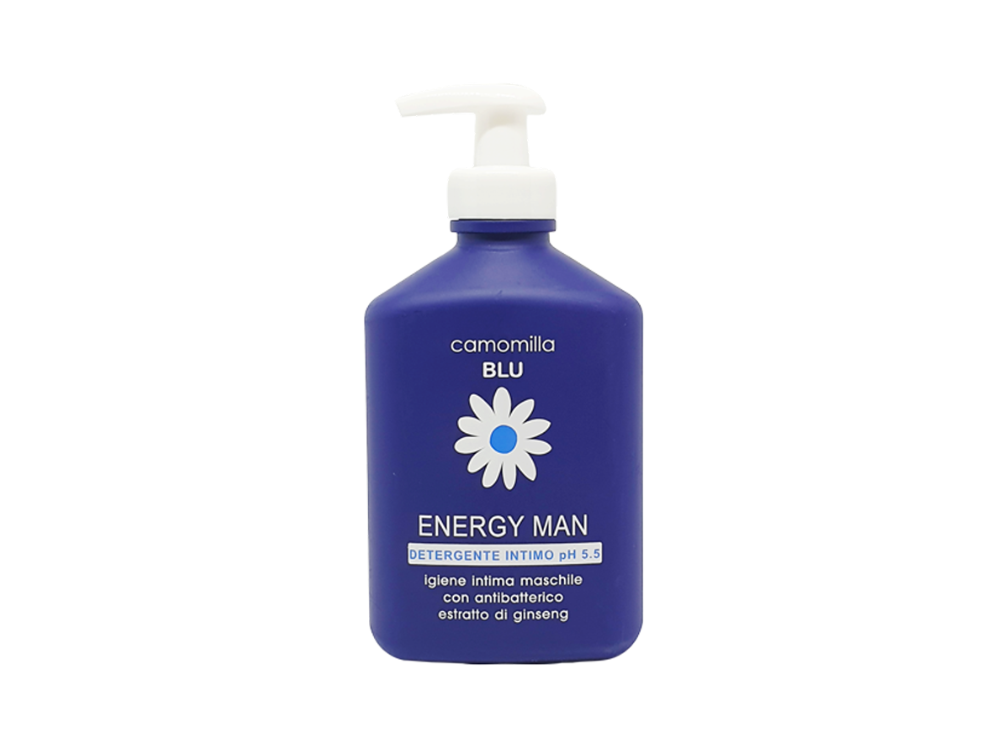 Camomilla Blu Energy Man Intimate Wash, Υγρό Καθαρισμού για την Eυαίσθητη Περιοχή του Άνδρα pH5.5, 300ml