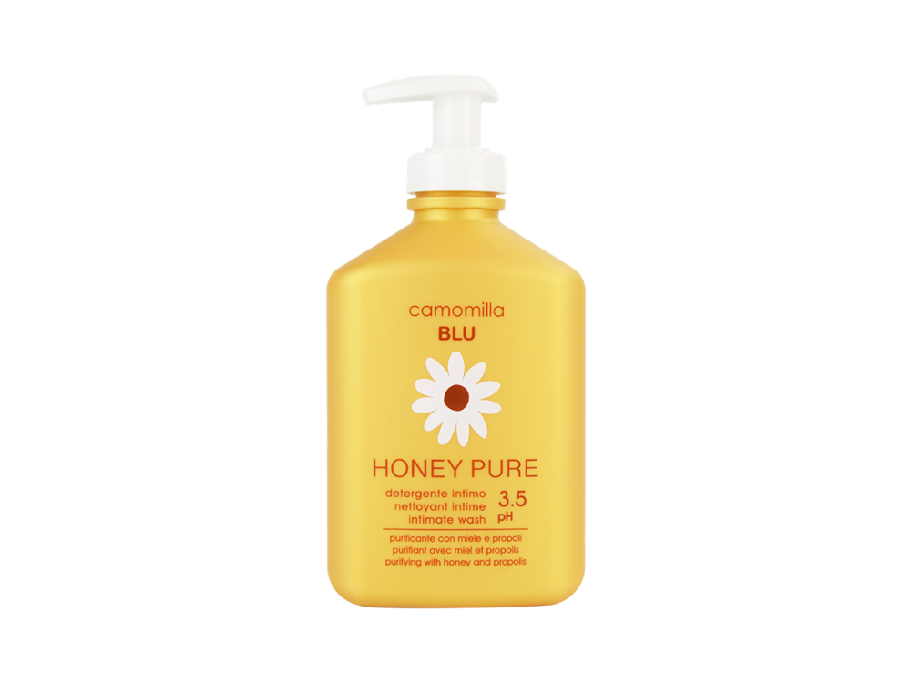 Camomilla Blu Ηoney Pure Intimate Wash, Υγρό Καθαρισμού Eυαίσθητης Περιοχής pH3.5, 300ml