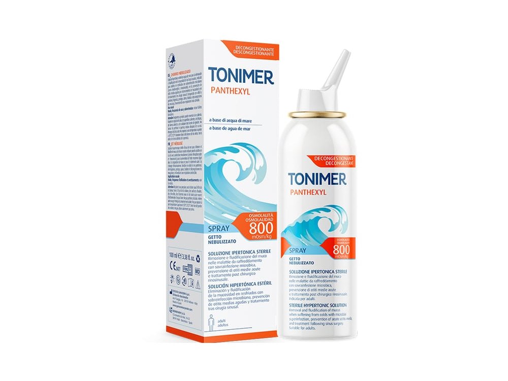 Tonimer Panthexyl Spray Υπέρτονο Διάλυμα με Θαλασσινό Νερό, 100ml