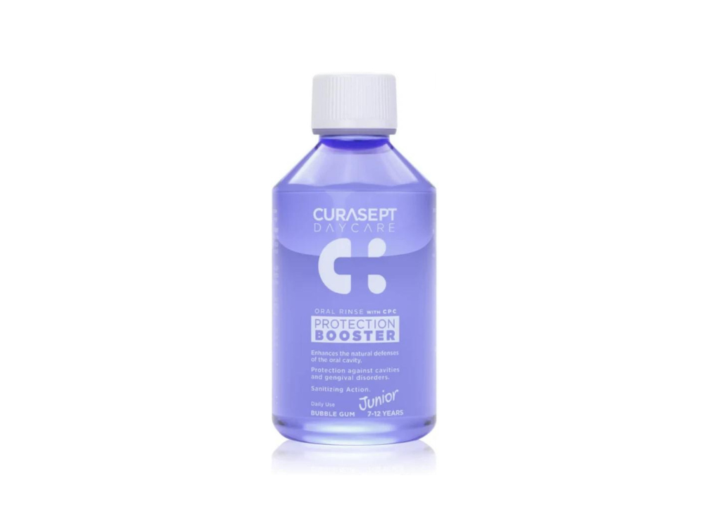 Curasept Daycare Protection Booster Junior Mouthwash, Στοματικό διάλυμα για παιδιά, 250ml