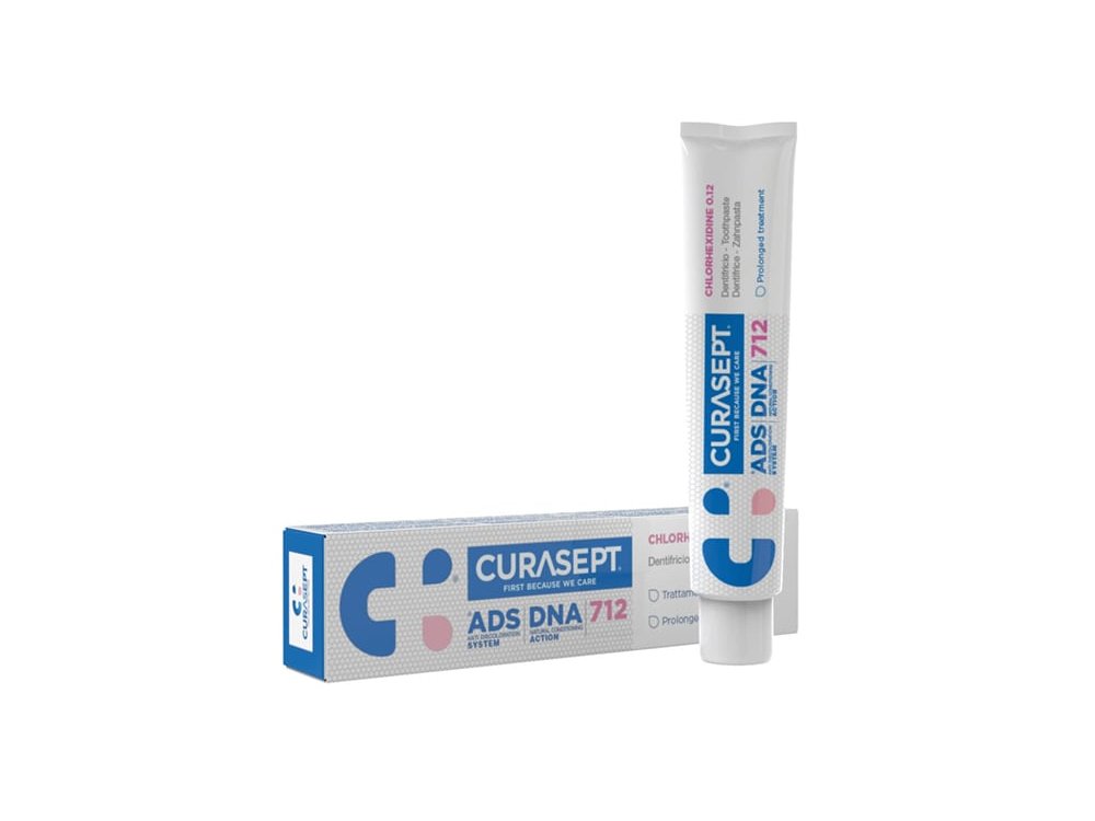 Curasept Toothpaste ADS DNA 712 Chlorhexidine 0.12, Οδοντόπαστα κατά της Φλεγμονής των Ούλων, 75ml