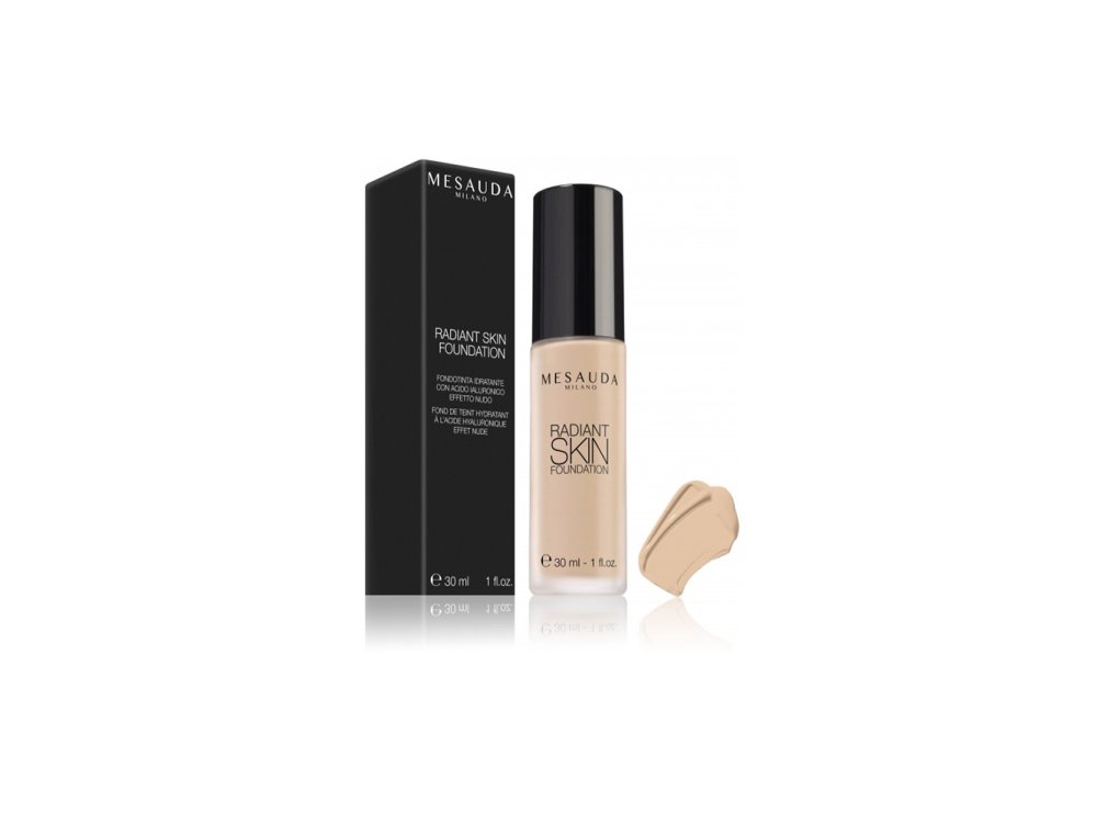 Mesauda Radiant Skin Fluid Foundation με Υαλουρονικό Οξύ, Porcelain 301, 30ml