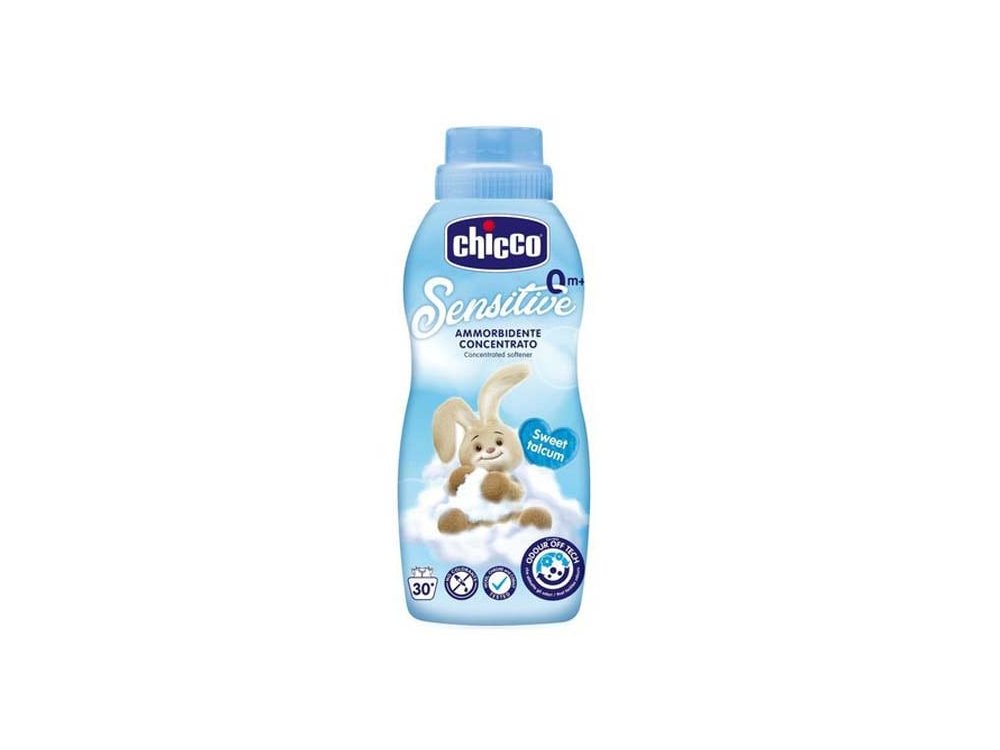 Chicco Sensitive Υπερ-Συμπυκνωμένο Μαλακτικό Ρούχων Sweet Talcum Ταλκ, 750ml