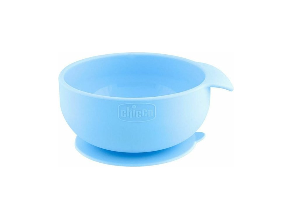 Chicco Μπολ Σιλικόνης με Βεντούζα Σιέλ 6m+, 1τμχ