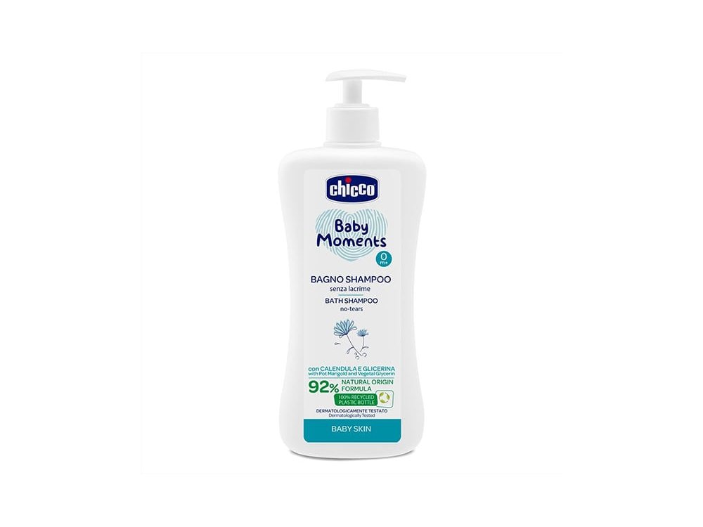 Chicco Baby Moments Αφρόλουτρο - Σαμπουάν 0m+, 500ml