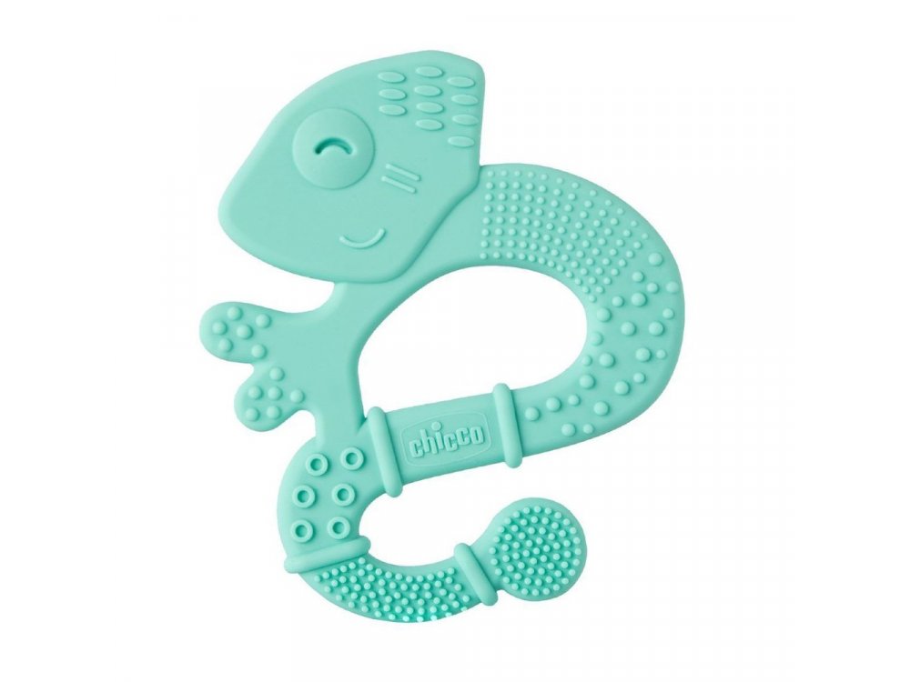 Chicco Μασητικός Κρίκος Οδοντοφυΐας Σιλικόνης Super Soft σε Σχήμα Ιγκουάνα 2m+, 1τμχ