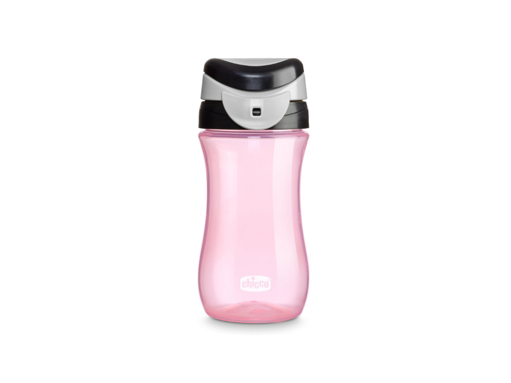 Chicco Παιδικό Ποτηράκι από Πλαστικό Ροζ για 24m+, 350ml, 1τμχ