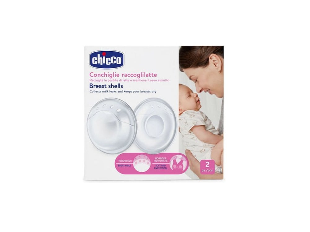 Chicco Breast Shells Προστατευτικά Κοχύλια Συλλογής Μητρικού Γάλακτος, 2τμχ