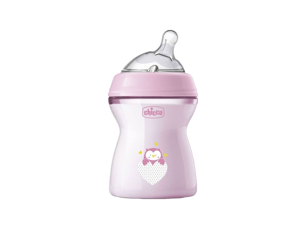Chicco Natural Feeling Πλαστικό Μπιμπερό κατά των Κολικών 2m+, 250ml, 1 τμχ
