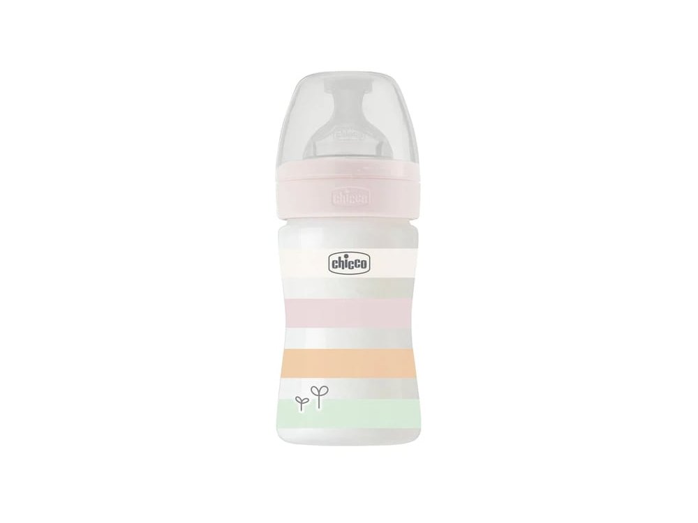 Chicco Well Being Πλαστικό Μπιμπερό κατά των Κολικών 0m+, 150ml