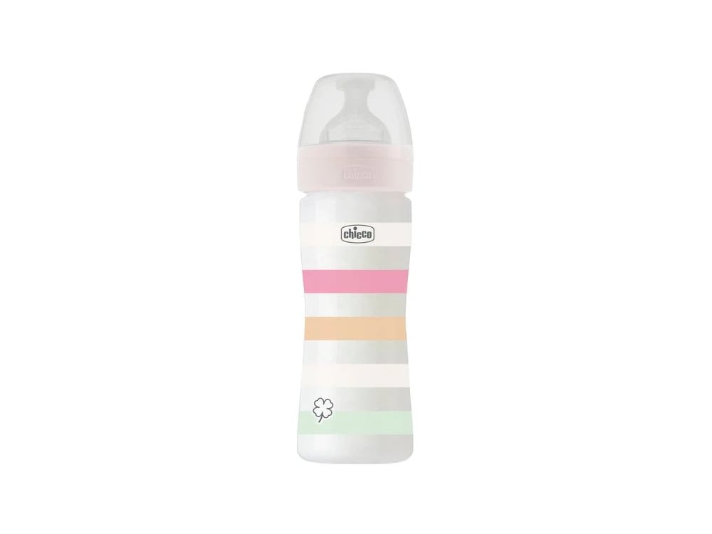 Chicco Well Being Πλαστικό Μπιμπερό κατά των Κολικών 2m+, 250ml