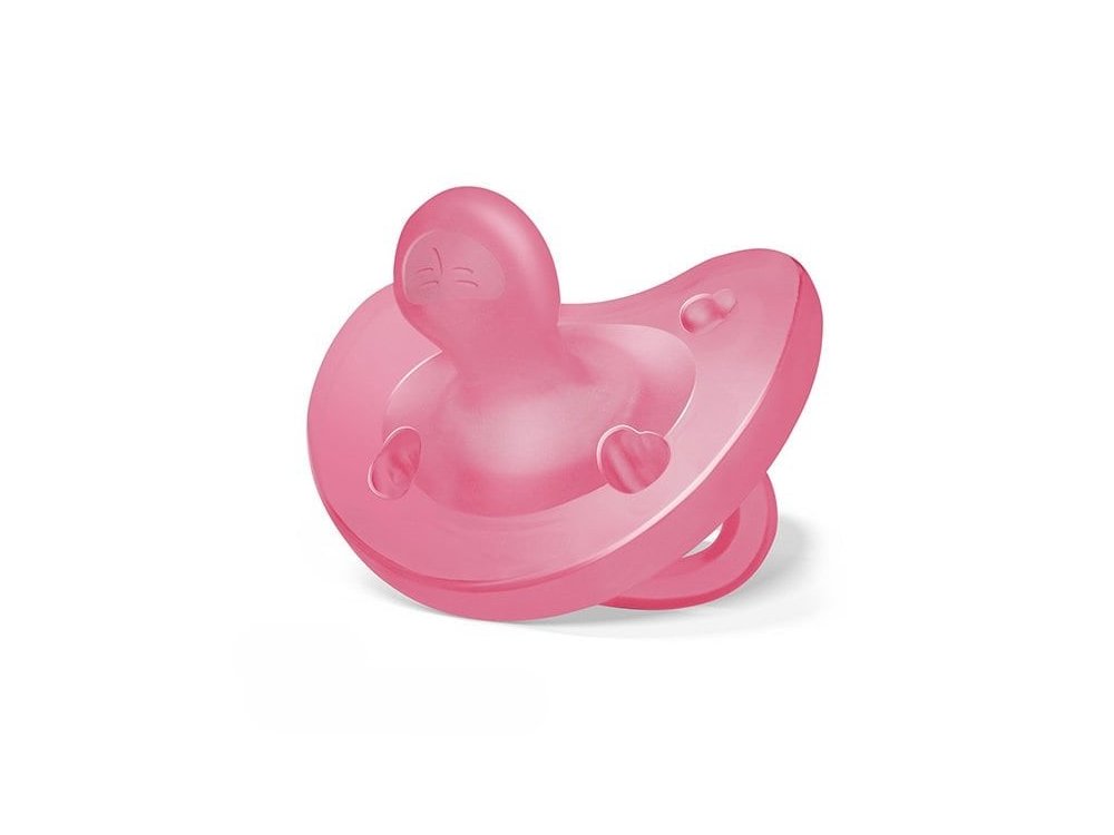 Chicco PhysioForma Soft Πιπίλα Σιλικόνης, Ρόζ 16-36m, 1τμχ