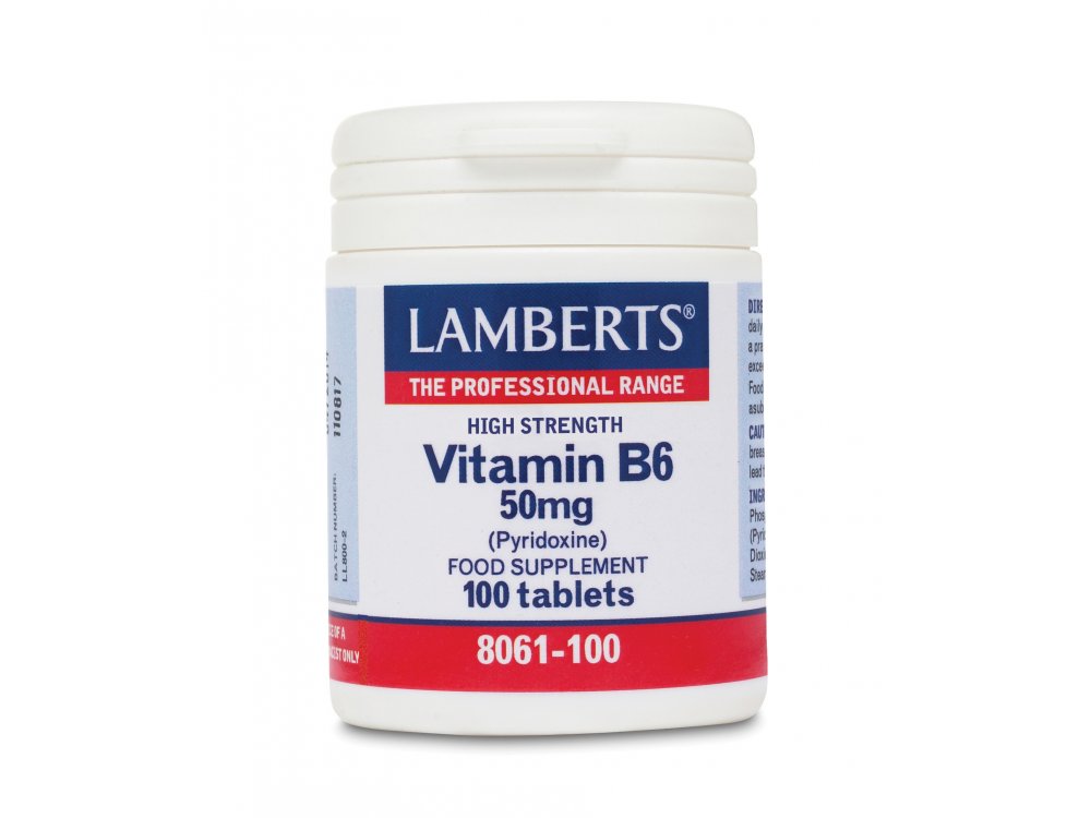 Lamberts  B-6 50mg 100tabs (Pyridoxine)