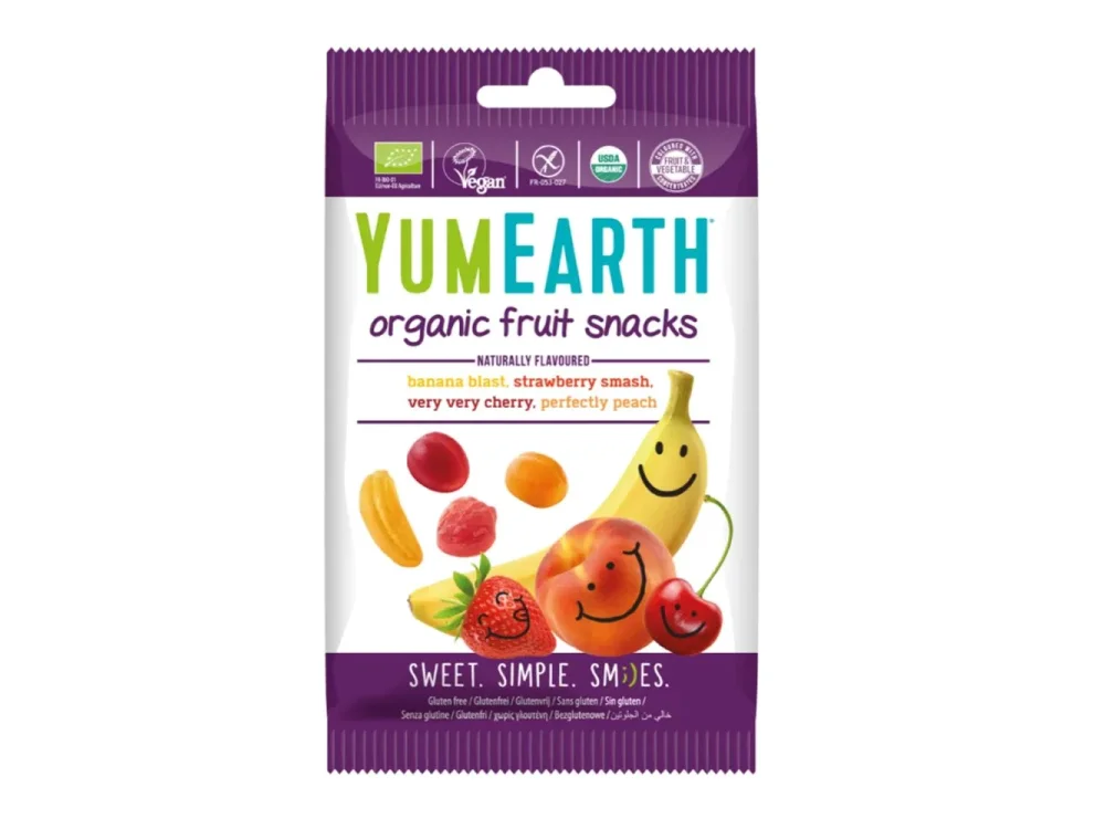 Yumearth Organic Fruit Snacks Βιολογικά Σνακ Φρούτων, 50gr