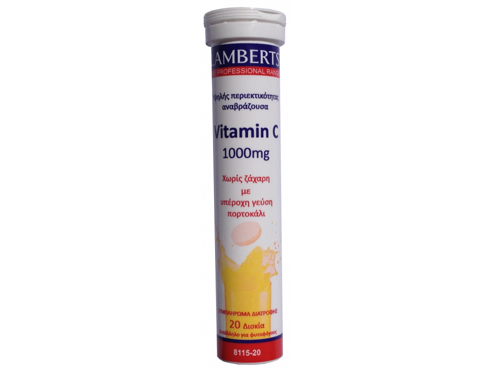 Lamberts  Vitamin C 1000mg – 20Effervescent tabs