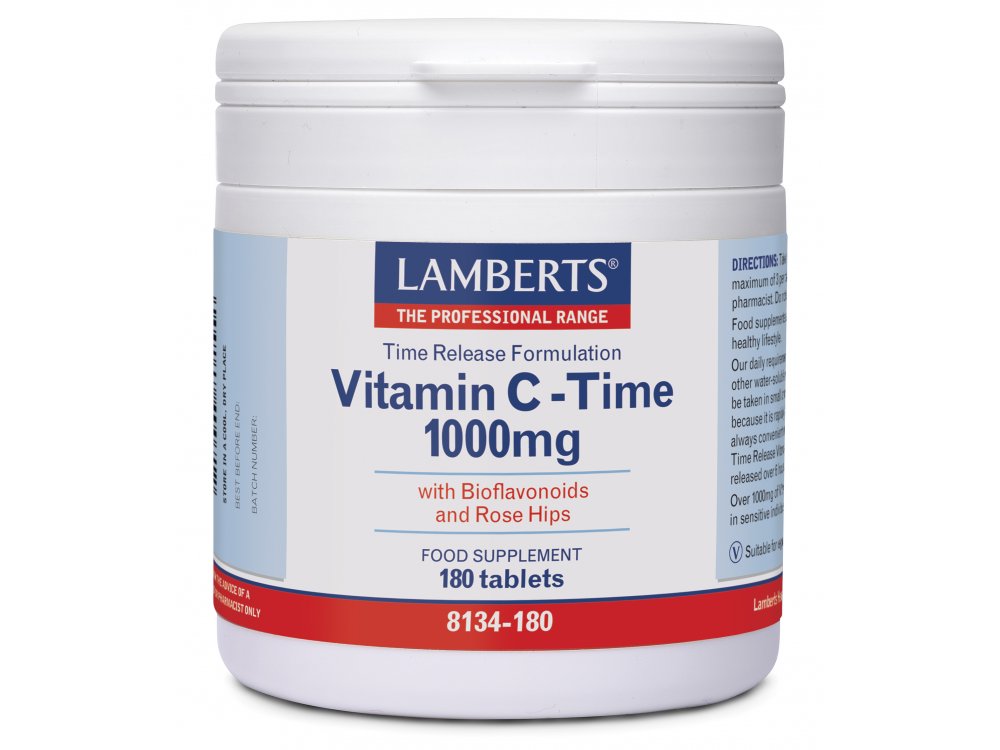 Lamberts Vitamin C Time Release 1000mg 180tabs