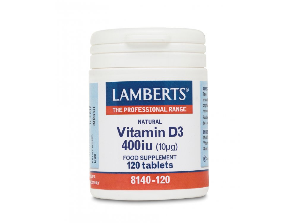 Lamberts Vitamin D 400iu 120tabs