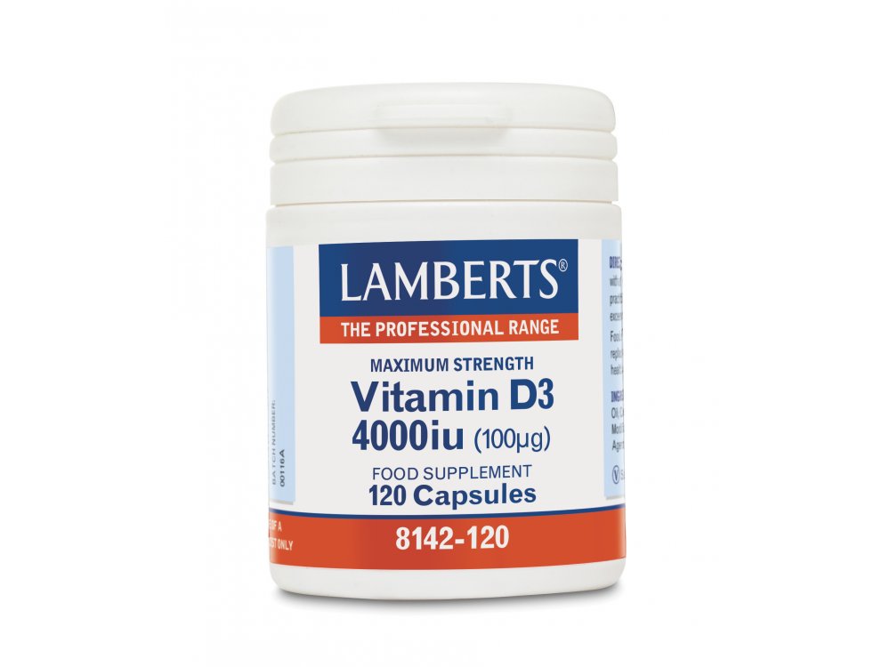 Lamberts Vitamin D-3 4000iu 120caps