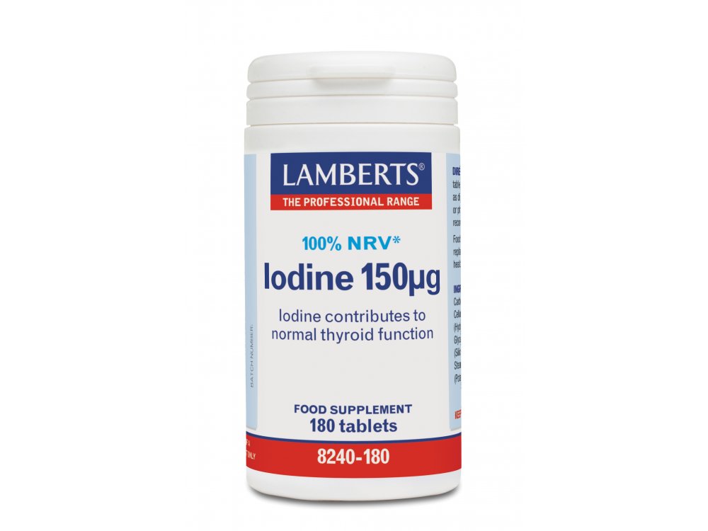 Lamberts Iodine 150μg 180tabs