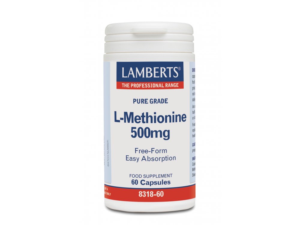 Lamberts L-Methionine 500mg 60caps