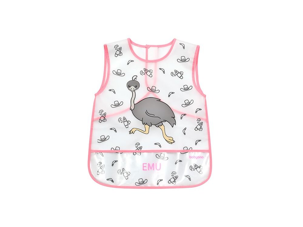 BabyOno Active Baby, Σαλιάρα - Ποδιά, Αδιάβροχη, 24m+