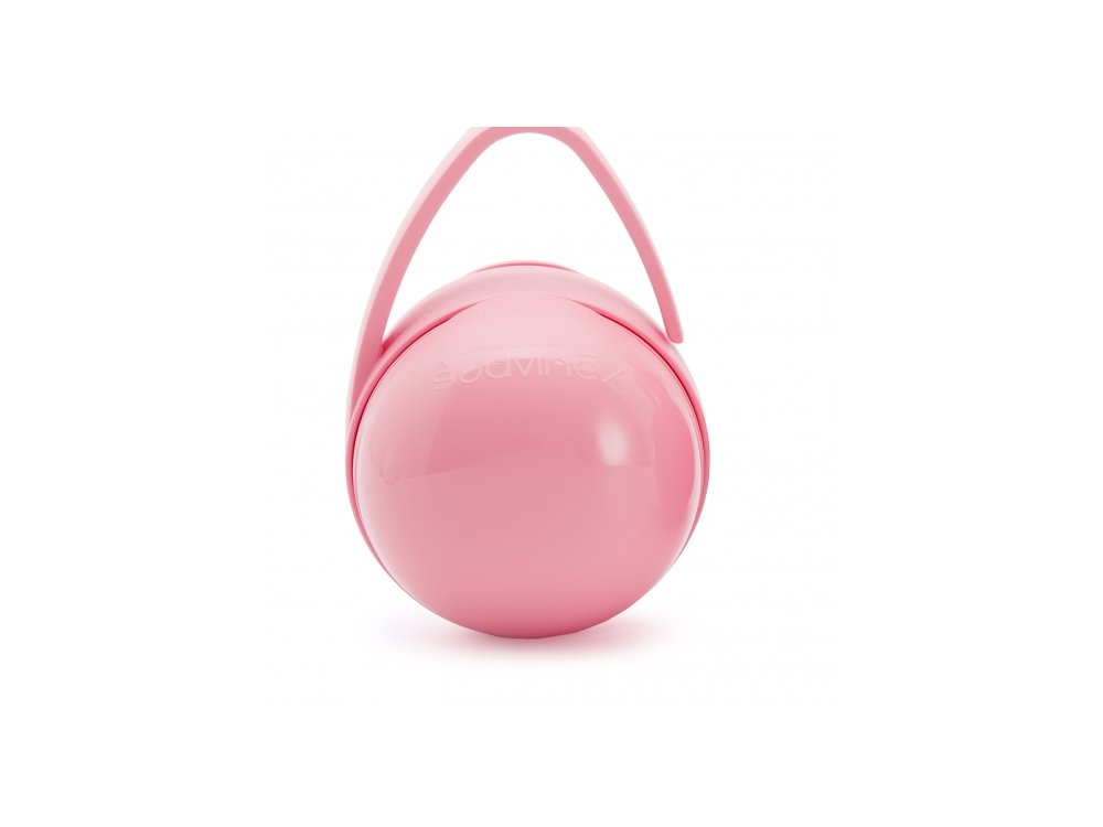 Suavinex Duo Soother Holder, Θήκη Πιπίλας 2τμχ Ροζ