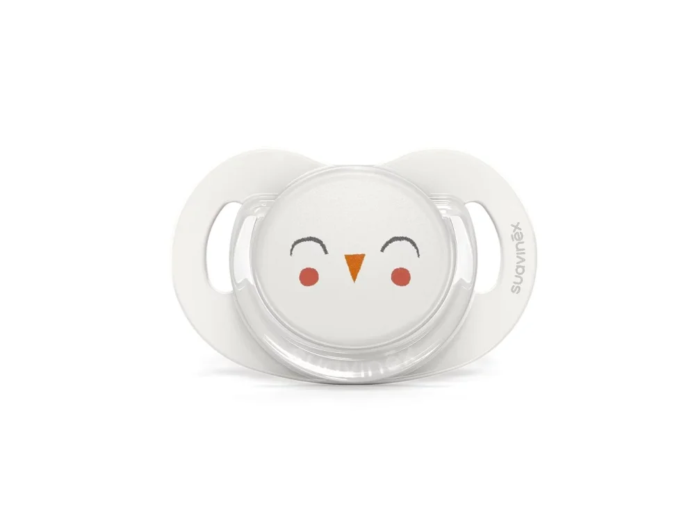 Suavinex Premium Bonhomia Πιπίλα Σιλικόνης για 6-18m Λευκή, 1τμχ