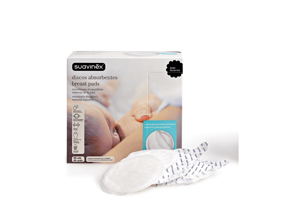 Suavinex Επιθέματα Στήθους, συσκευασία των 60τμχ