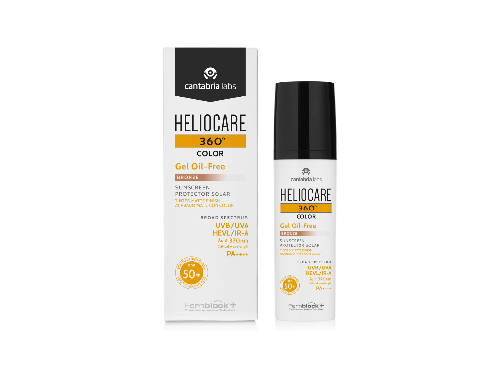 Heliocare 360 Color Gel Oil-Free SPF50+ Bronze Αντηλιακό Προσώπου με Χρώμα, 50ml