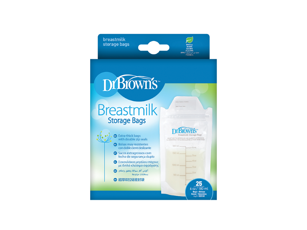 Dr. Brown's Σακουλάκια φύλαξης Μητρικού γάλακτος, 25τμχ, S4005
