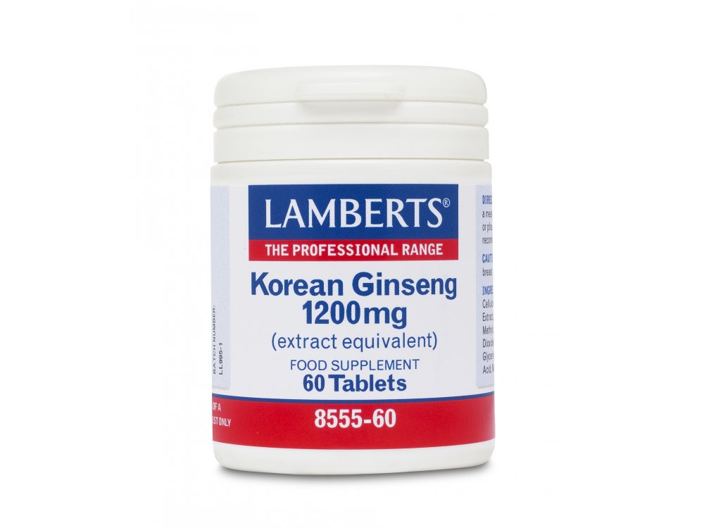 Lamberts  Korean Ginseng 1200mg 60tabs