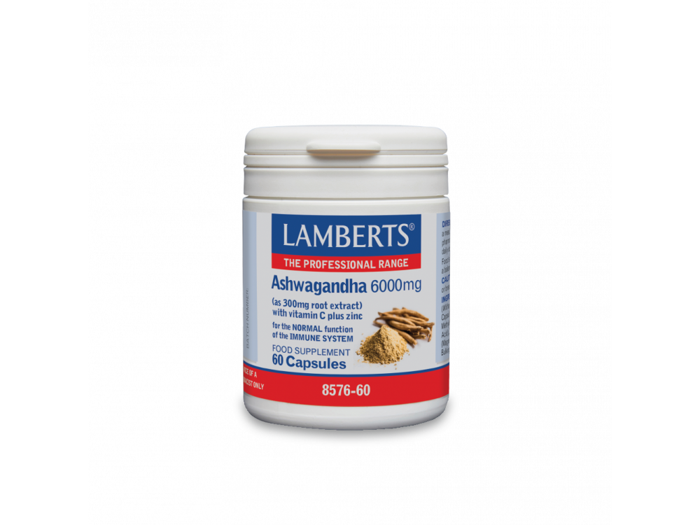 Lamberts Ashwagandha 6000mg 60caps