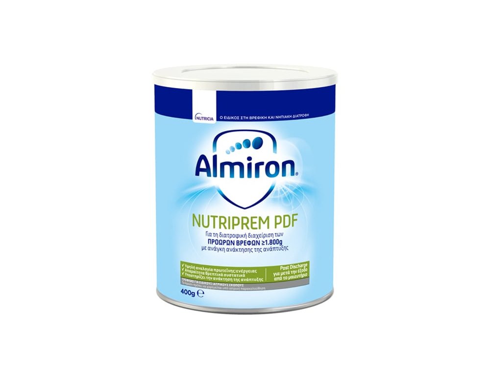 Almiron Nutriprem PDF για τη Διατροφική Αγωγή των Πρόωρων Βρεφών, 400gr