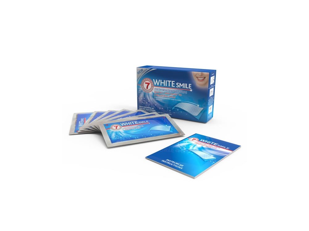 WhiteSmile Teeth Whitening Strips Ταινίες Λεύκανσης Δοντιών, 7x2τμχ