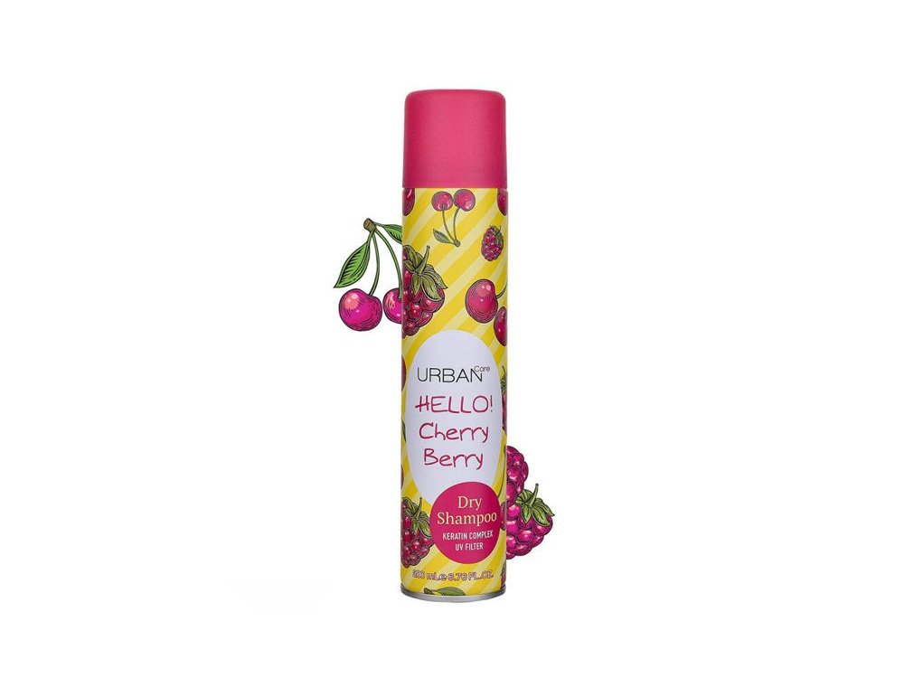 Urban Care Dry Shampoo HELLO! Cherry Berry Ξηρό Σαμπουάν 200 ml