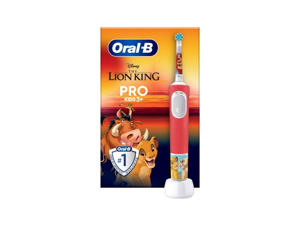 Oral-B Pro Kids Electric Toothbrush Παιδική Ηλεκτρικη Οδοντόβουρτσα The Lion King 3y+, 1τμχ