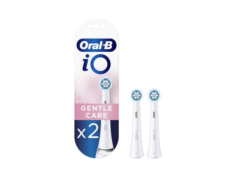 Oral-B iO Gentle Care, Ανταλλακτικές Κεφαλές Ηλεκτρικής Οδοντόβουρτσας, 2τεμ