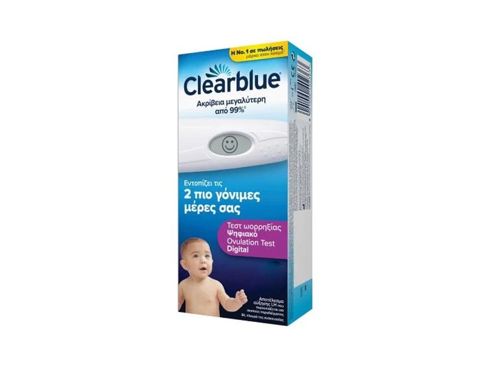 Clearblue Ψηφιακό Τεστ Ωορρηξίας, 20τεμ