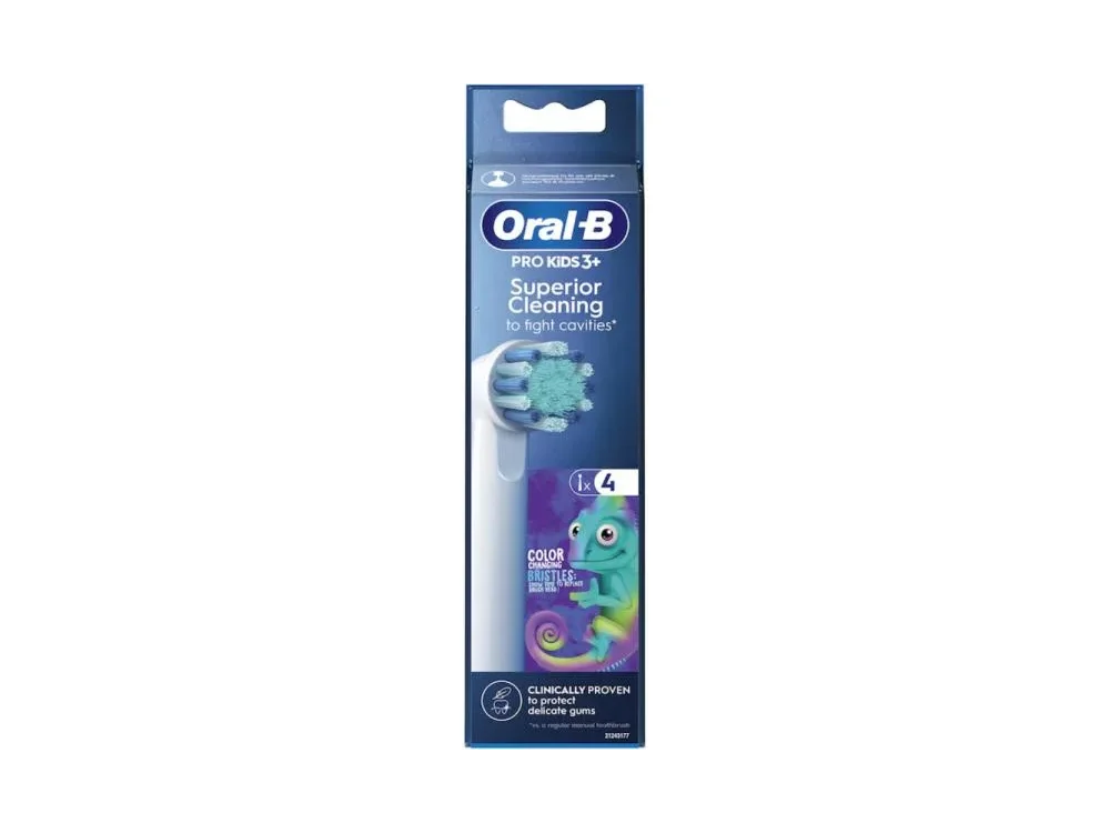 Oral-B Pro Kids 3+ Superior Cleaning, Ανταλλακτικές Κεφαλές 4τμχ