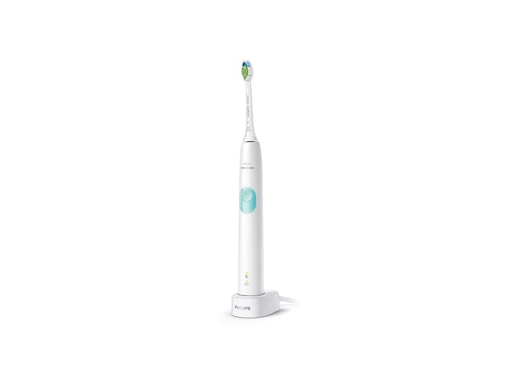 Philips Sonicare Protective Clean 4300 (HX6807/24) Ηλεκτρική Οδοντόβουρτσα σε Λευκό Χρώμα, 1τμχ