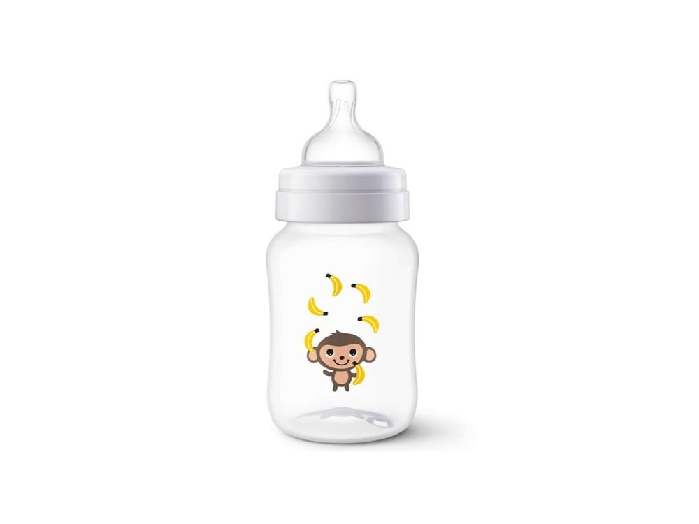 Philips Avent Anti-colic SCF821/11, Μπιμπερό Μαϊμού, 260ml