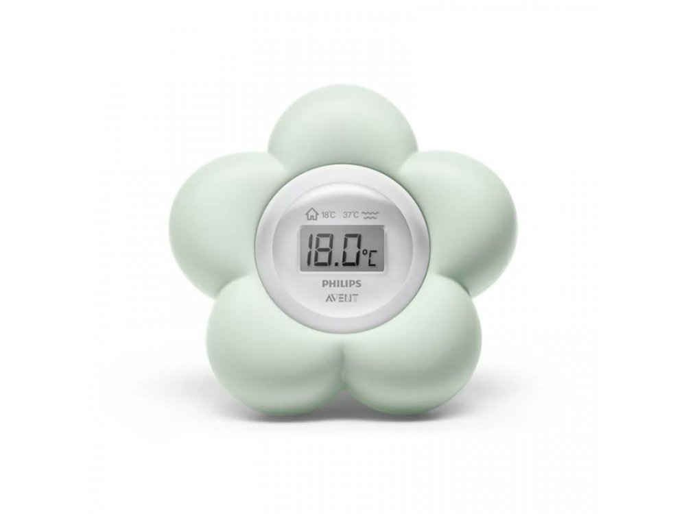 Philips Avent "Mint" (SCH480/20), Ψηφιακό Θερμόμετρο Δωματίου & Μπάνιου, 1τμχ