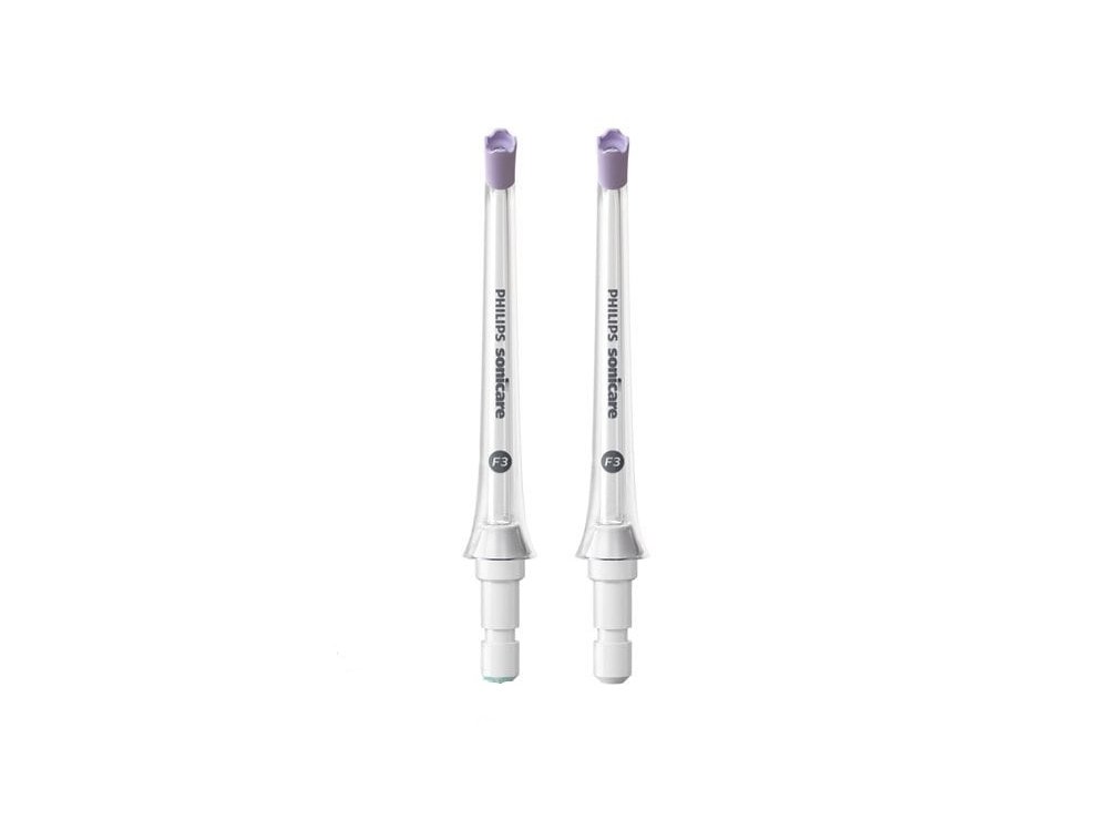Philips Sonicare Power Flosser F3 Quad Stream HX3062/00 Ανταλλακτικά Ακροφύσια, 2τμχ