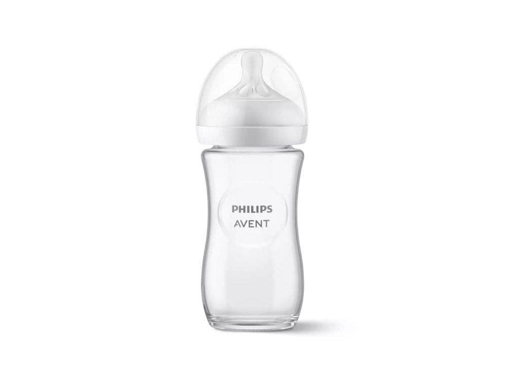 Philips Avent Natural Response (SCY933/01) Μπιμπερό Γυάλινο 3-6m, 240ml