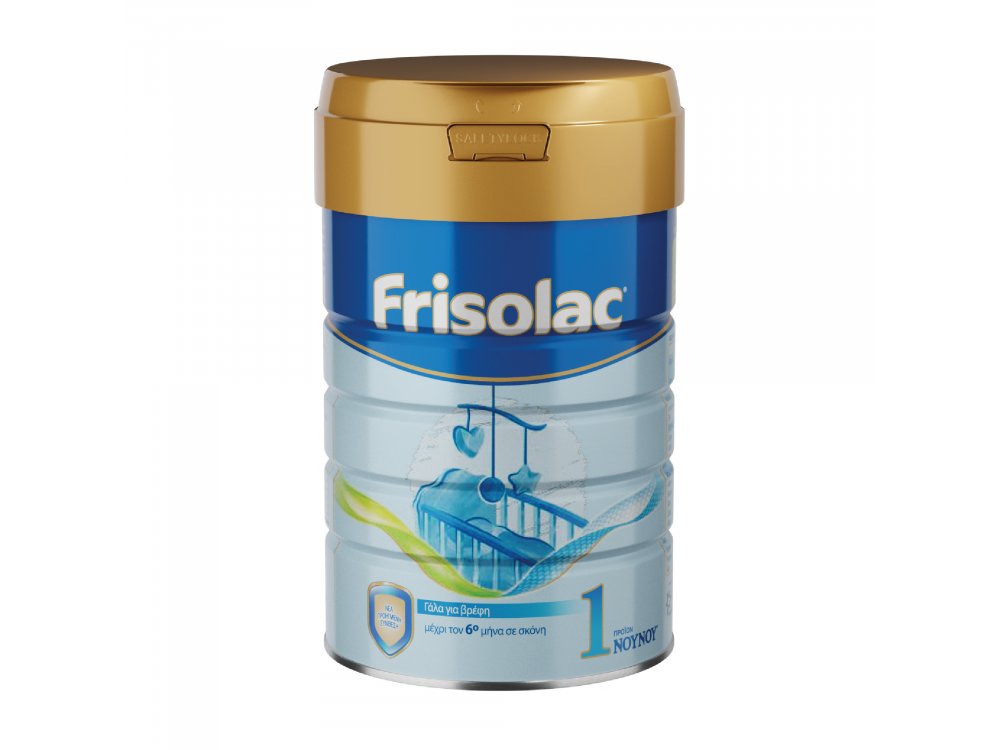 Frisolac 1, Βρεφικό Γάλα Νο1 μέχρι τον 6 μήνα 400gr